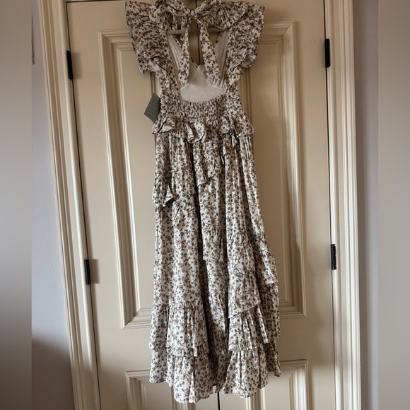 Floral Open-Back Maxi Dress by En Saison - Picture 12 of 15